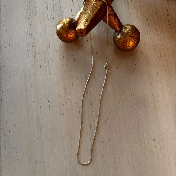 Sleek Sterling Silver Snake Chain Necklace - Picture 9 of 12